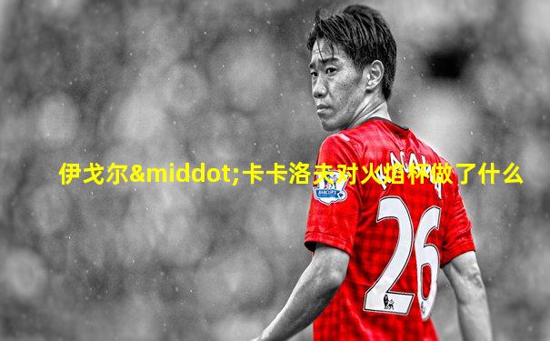 伊戈尔·卡卡洛夫对火焰杯做了什么